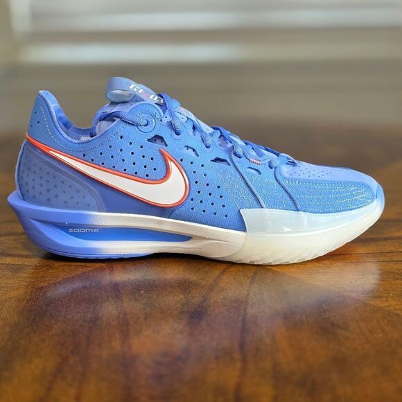 Nike GT Cut 3 Air ZoomX UNC Royal Pulse White Basketball Shoes 12 SE DV2913-403 - Picture 10 of 16